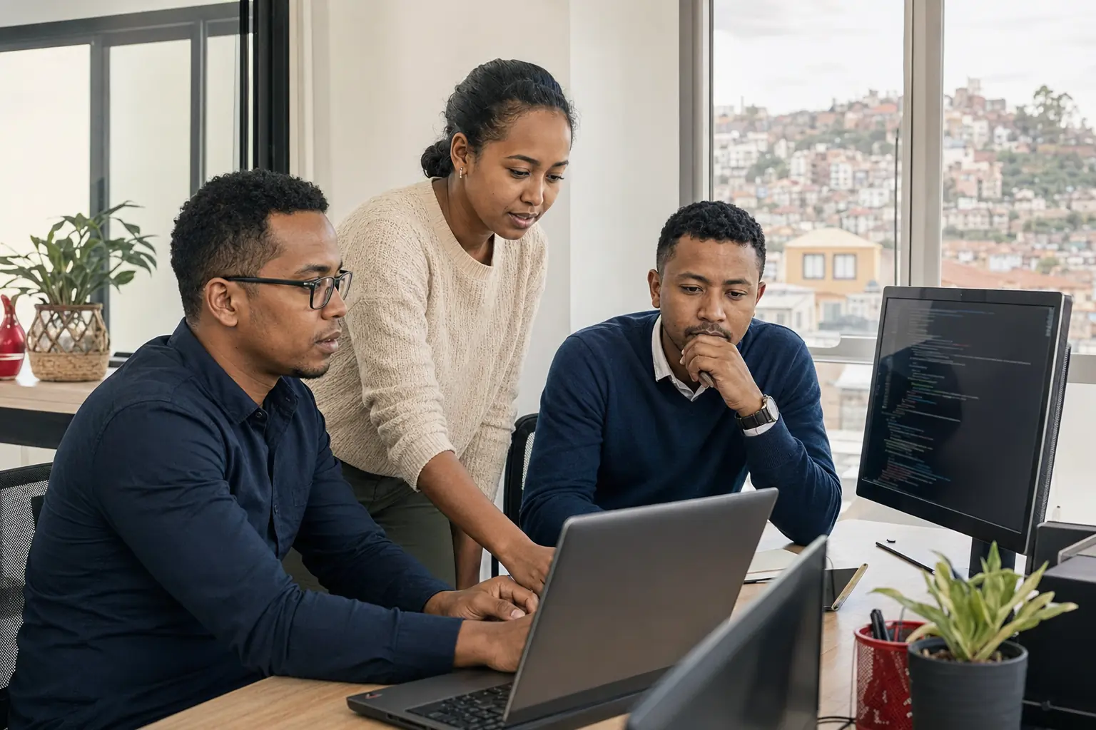 Digital specialists working on applications
